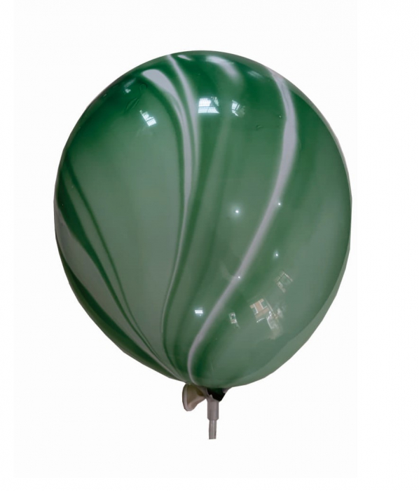 Set 5 baloane latex verde degrade 35 cm