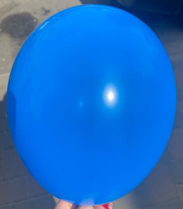 Set 50 baloane latex albastru 23 cm [2]