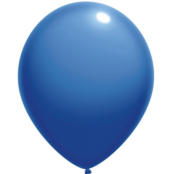 Set 50 baloane latex albastru 23 cm