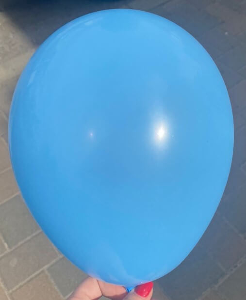Set 50 baloane latex albastru deschis 23 cm [2]