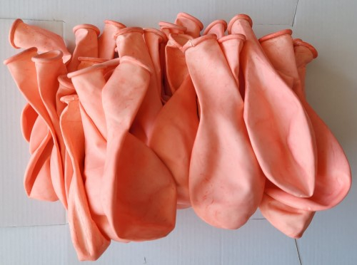 Set 50 baloane latex macaron roz deschis 30 cm [5]