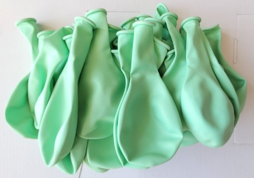 Set 50 baloane latex macaron verde 30 cm [5]