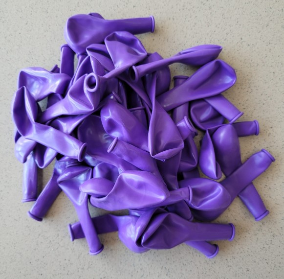 Set 50 baloane latex mov 12 cm [5]
