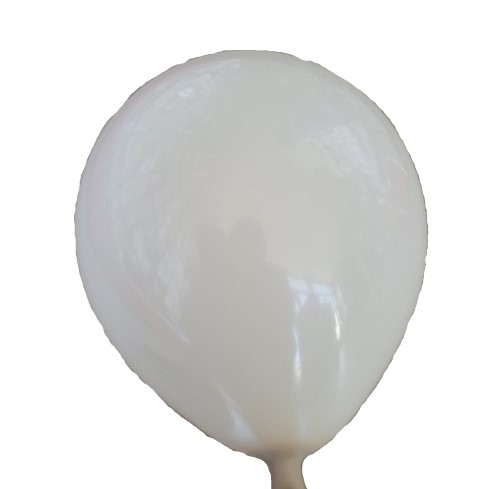 Set 50 baloane latex retro alb nisip 25 cm [4]