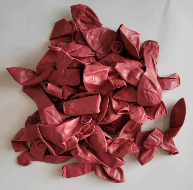 Set 50 baloane latex retro roz salbatic 25 cm [4]