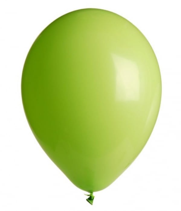 Set 50 baloane latex retro verde deschis 25 cm