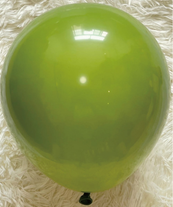 Set 50 baloane latex retro verde deschis 25 cm [3]