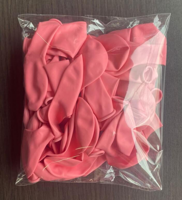 Set 50 baloane latex roz deschis 23 cm [6]