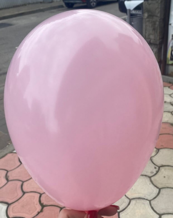 Set 50 baloane latex roz deschis 23 cm [3]