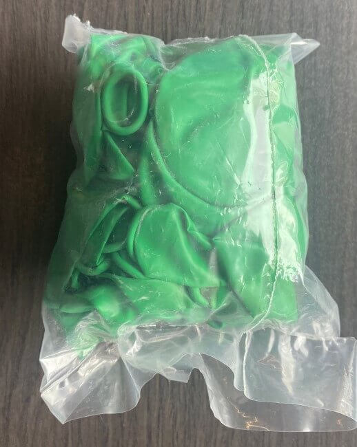 Set 50 baloane latex verde 23cm [6]