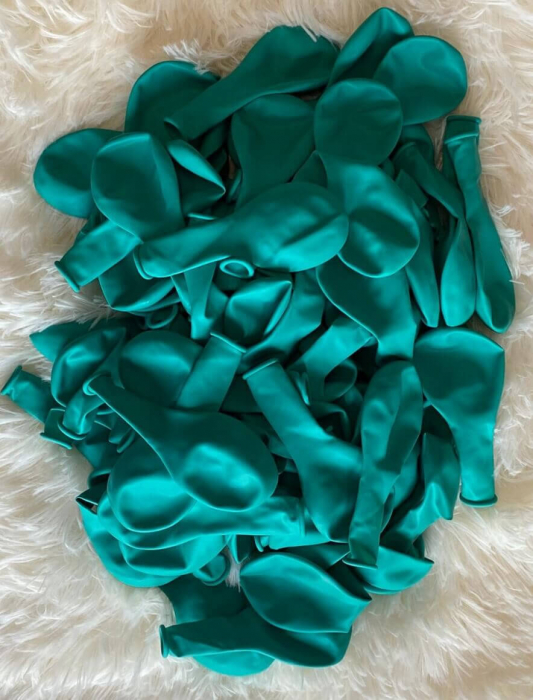 Set 50 baloane latex verde menta 23 cm [3]