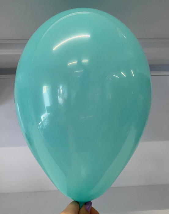 Set 50 baloane latex verde menta 23 cm [2]