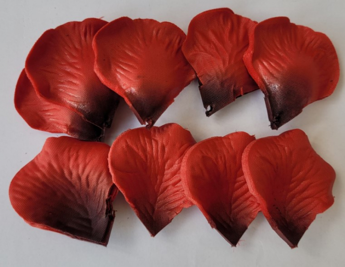 Set 500 petale rosii plastic 5 cm [2]