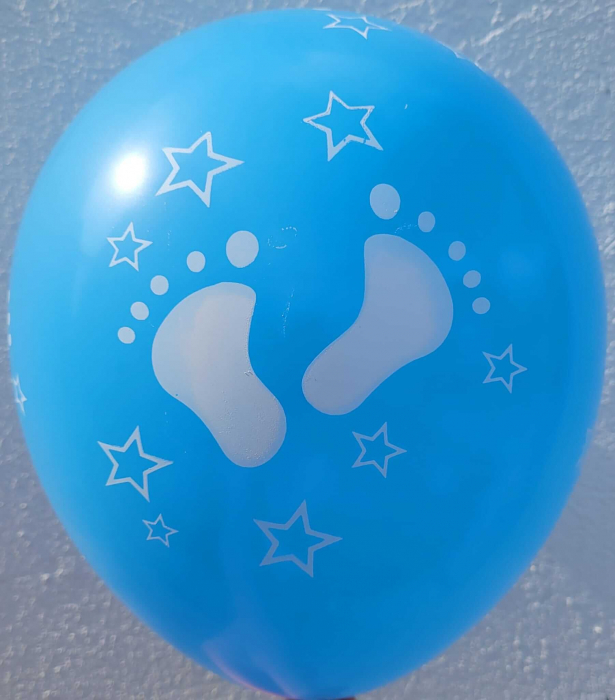 Set 6 baloane albastre cu piciorus 30 cm [3]