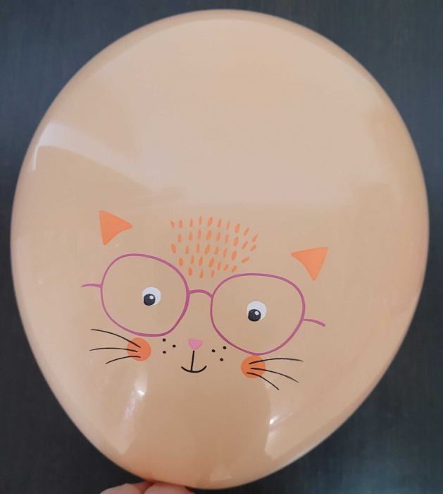 Set 6 baloane de latex pisici 30 cm [8]