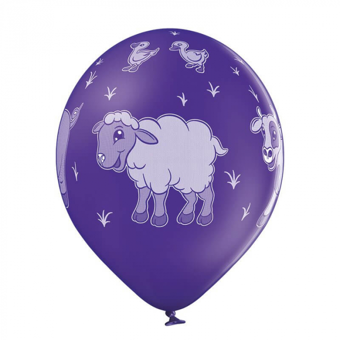 Set 6 baloane latex animale ferma 30 cm 5414391003246 [7]
