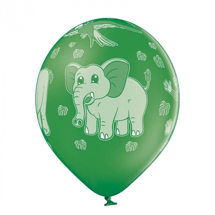 Set 6 baloane latex animale zoo 30 cm 5414391004502 [7]