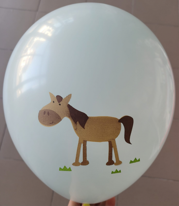 Set 6 baloane latex animalute ferma 30 cm [2]