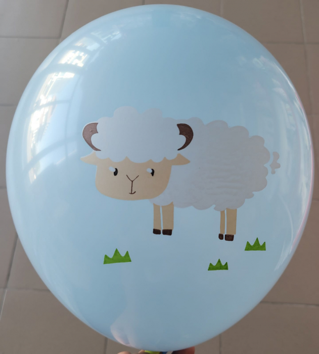 Set 6 baloane latex animalute ferma 30 cm [3]