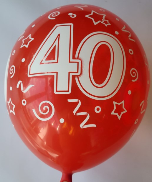 Colorate La multi ani 40 de baloane 6 bucati 12 inch (30 cm) [6]