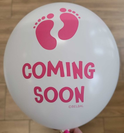 Set 6 baloane latex Baby Loading Boy or Girl 30 cm [2]