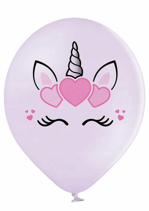 Set 6 baloane latex cap unicorn 30 cm 5414391043198 [4]