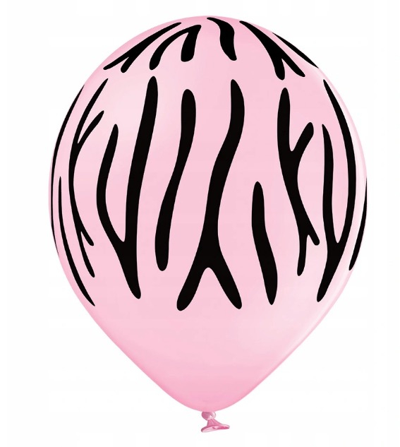 Set 6 baloane latex dungi zebra 30 cm [3]