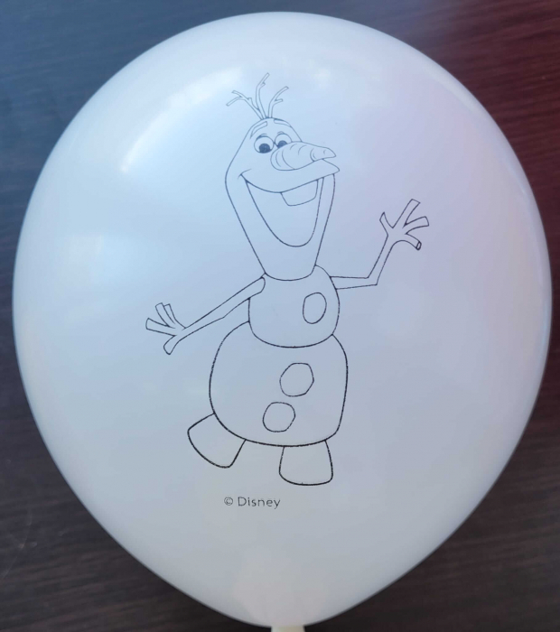 Set 6 baloane latex Frozen Multicolor 23 cm [4]