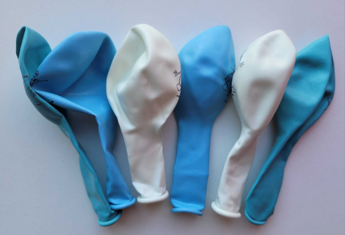 Set 6 baloane latex Frozen Multicolor 23 cm [6]