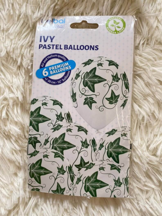 Set 6 baloane latex Iedera 30 cm [3]
