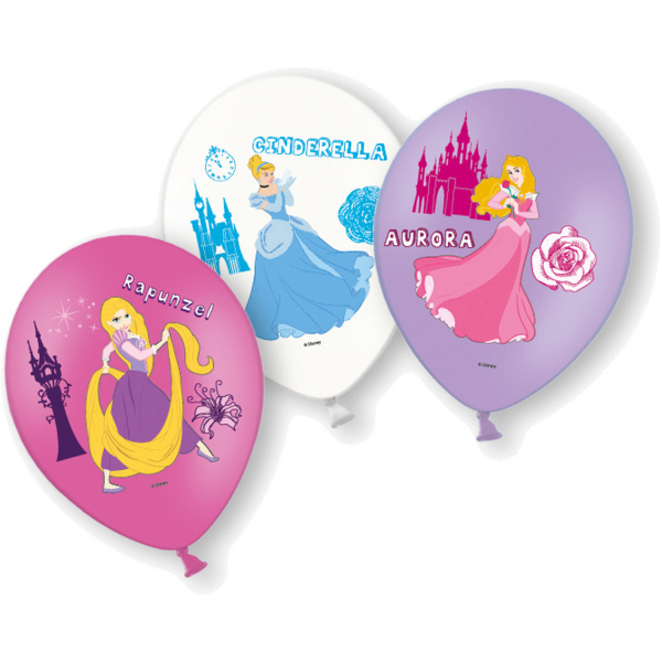 Set 6 baloane latex printese imprimate Disney Princess 27.5cm 013051558963