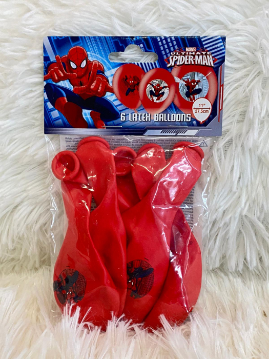 Set 6 baloane latex imprimate Spiderman 27.5cm [6]