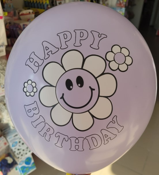 Set 6 baloane latex Margareta / Daisy 30 cm [10]