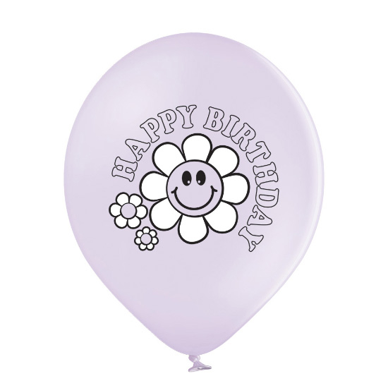 Set 6 baloane latex Margareta / Daisy 30 cm [4]