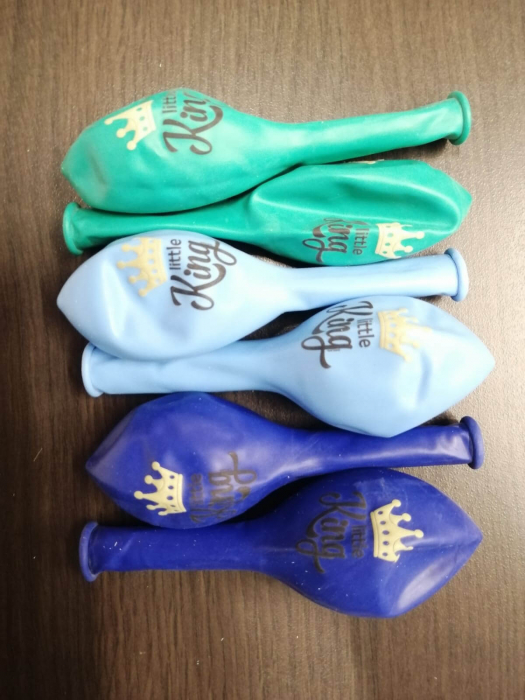 Set 6 baloane latex micul rege / little king 30 cm 5414391003741 [6]