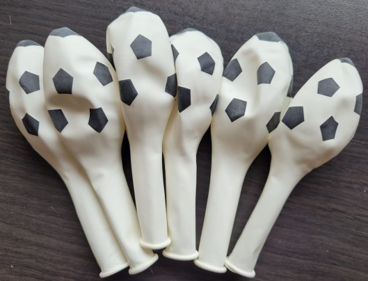 Set 6 baloane latex mingi de fotbal 30 cm [3]