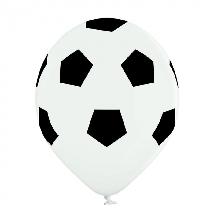 Set 6 baloane latex mingi de fotbal 30 cm [2]
