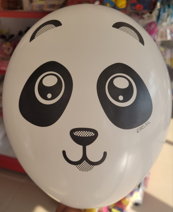 Set 6 baloane latex Panda 27 cm [3]