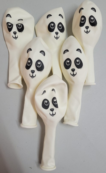 Set 6 baloane latex Panda 27 cm [5]