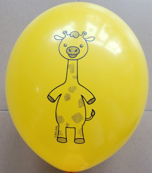 Set 6 baloane latex pastel animale zoo 30 cm [3]