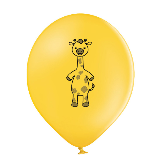 Set 6 baloane latex pastel animale zoo 30 cm [13]