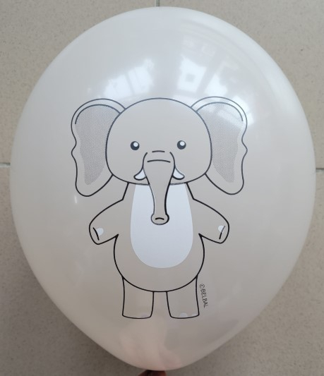 Set 6 baloane latex pastel animale zoo 30 cm [4]