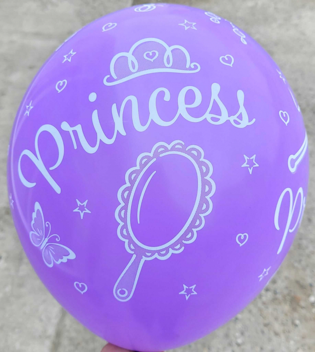 Set 6 baloane latex Princess printesa 30cm [4]
