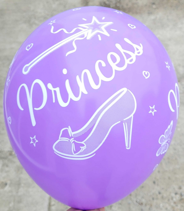 Set 6 baloane latex Princess printesa 30cm [5]