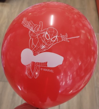 Set 6 baloane latex Spider Man 22.8 cm [4]