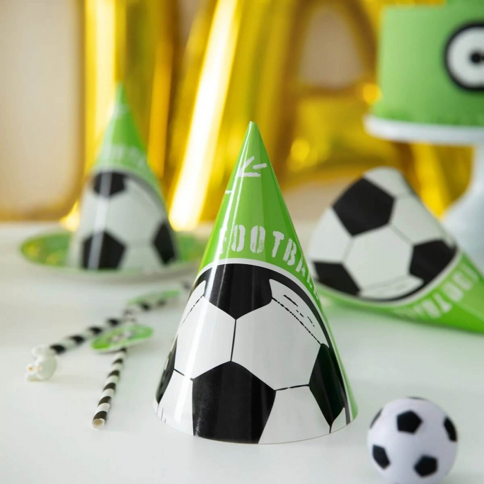 Set 6 coifuri fotbal 16 cm [3]