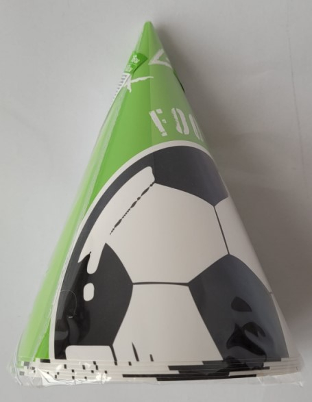 Set 6 coifuri fotbal 16 cm [9]