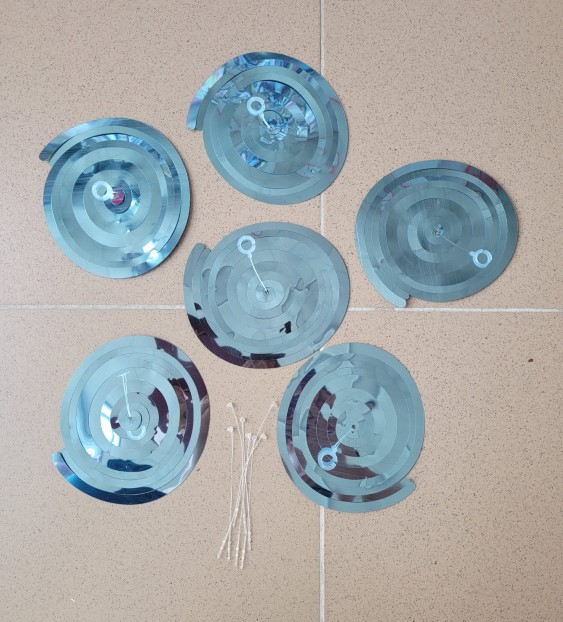 Set 6 cozi baloane albastru 50 cm [2]