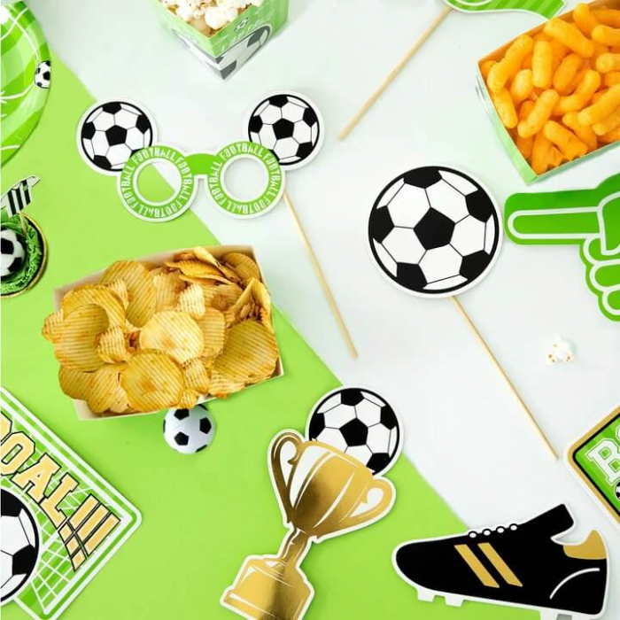 Set 6 decoratiuni briosa Fotbal 4 cm [4]