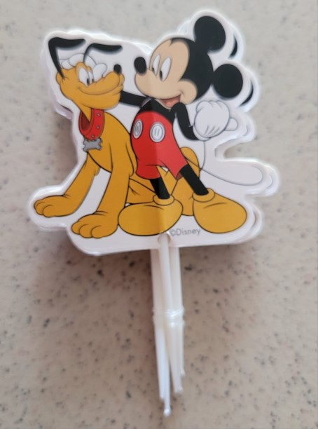 Set 6 modele decor hartie tort / briosa Mickey Mouse 30 buc [5]
